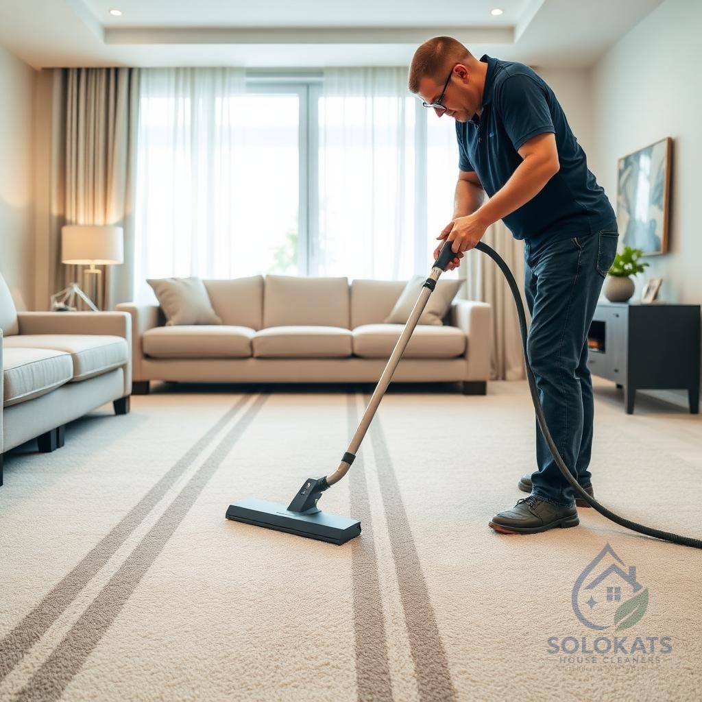 Interior carpet cleaning service