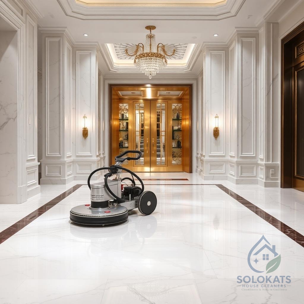 Premium property cleaning and marble care package